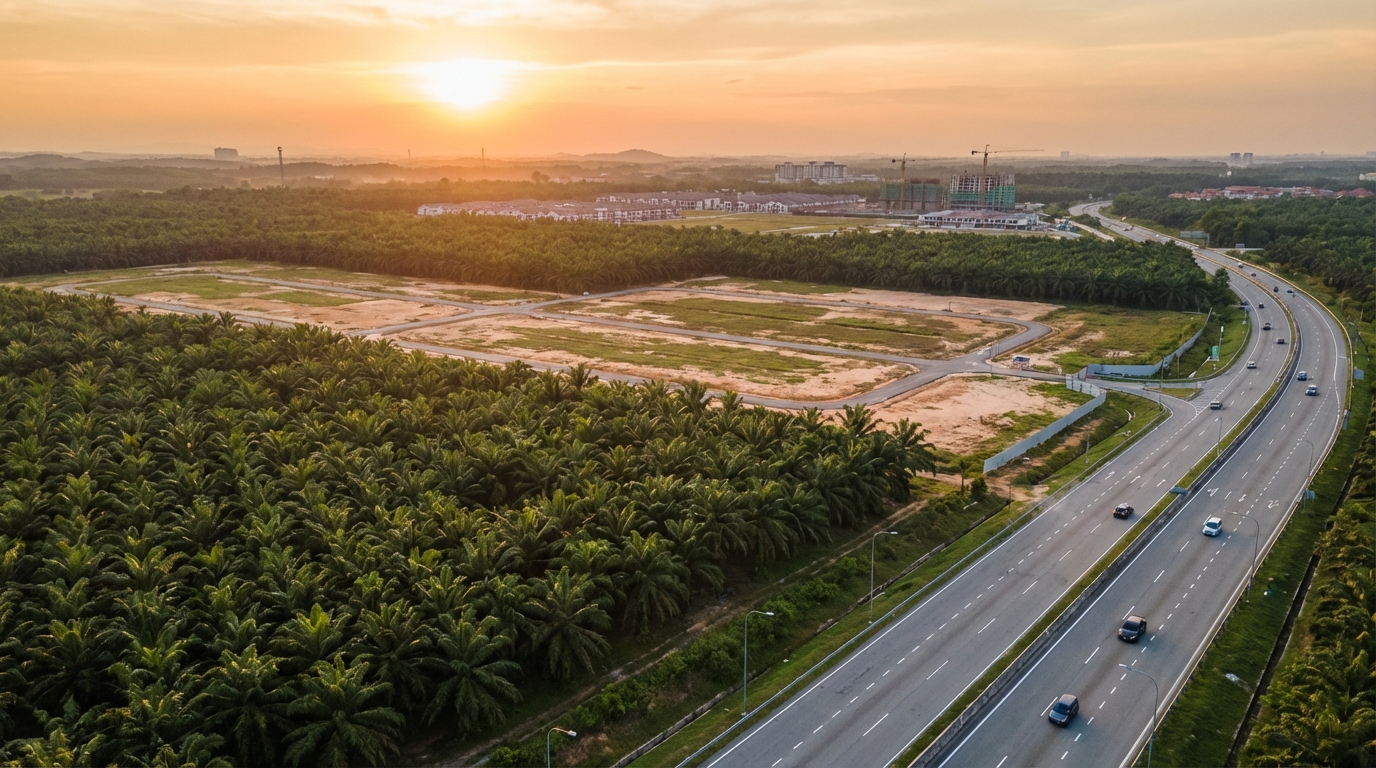 Selling Development Land Malaysia 2026 Guide Aerial view of development land for sale in Malaysia 2026